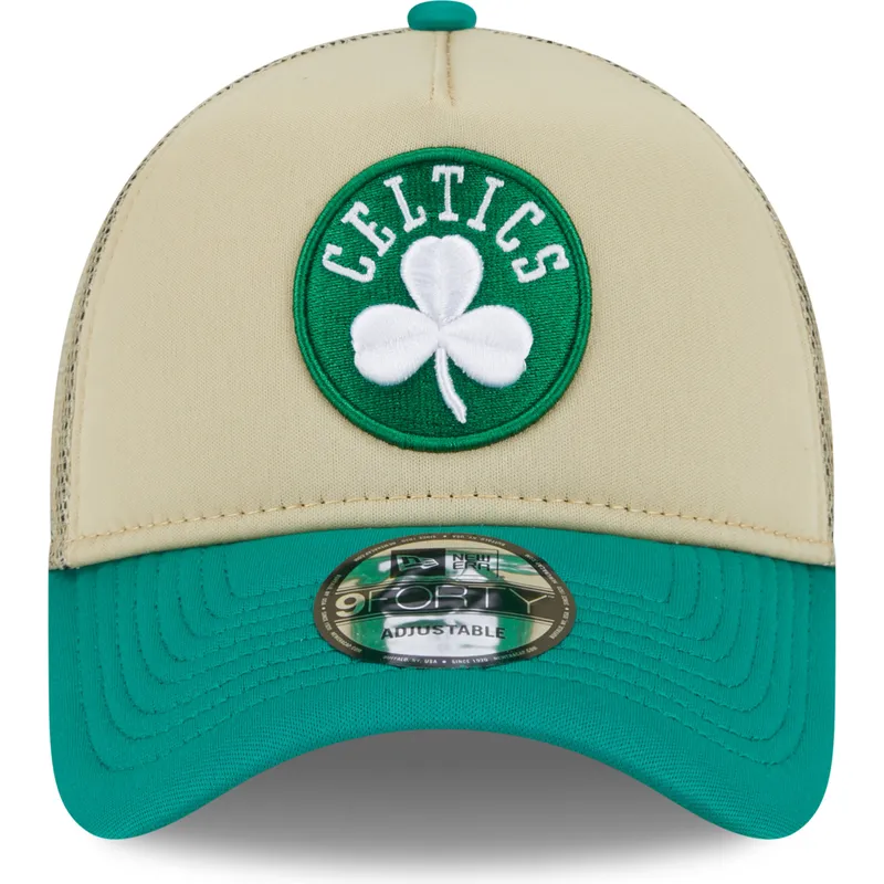 kasketter-buet-beige-snapback-9forty-a-frame-all-day-fra-boston-celtics-nba-af-new-era