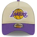 kasketter-buet-beige-snapback-9forty-a-frame-all-day-fra-los-angeles-lakers-nba-af-new-era