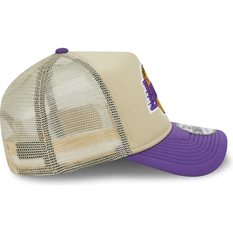 kasketter-buet-beige-snapback-9forty-a-frame-all-day-fra-los-angeles-lakers-nba-af-new-era