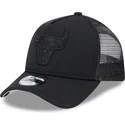 sort-trucker-kasket-med-sort-logo-9forty-a-frame-all-day-trucker-fra-chicago-bulls-nba-fra-new-era