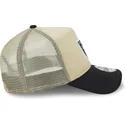las-vegas-raiders-nfl-new-era-beige-og-sort-9forty-a-frame-all-day-trucker-kasket