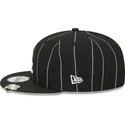 kasketter-flad-sort-snapback-9fifty-pinstripe-visor-clip-fra-chicago-white-sox-mlb-af-new-era