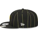 sort-flat-snapback-9fifty-kasket-med-pinstripe-visor-clip-fra-pittsburgh-pirates-mlb-fra-new-era