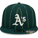 gron-flat-cap-snapback-9fifty-pinstripe-visor-clip-fra-oakland-athletics-mlb-fra-new-era
