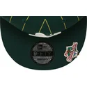 gron-flat-cap-snapback-9fifty-pinstripe-visor-clip-fra-oakland-athletics-mlb-fra-new-era