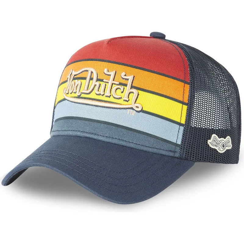 kasketter-buet-marinebla-snapback-af-von-dutch