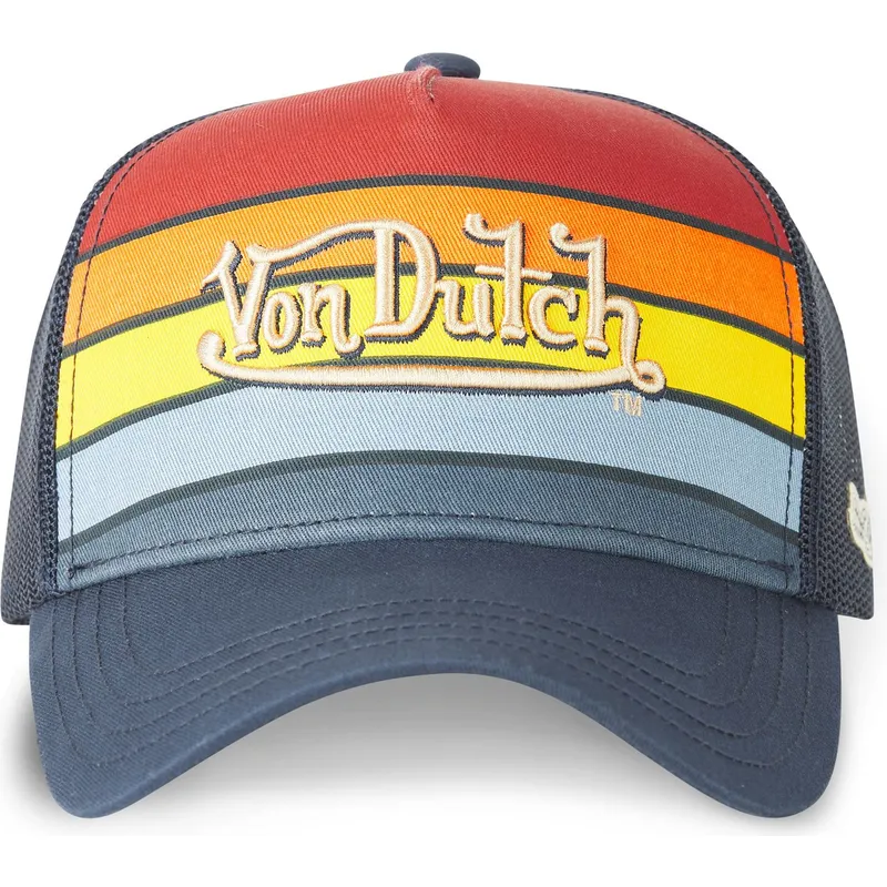 kasketter-buet-marinebla-snapback-af-von-dutch