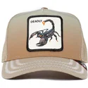 gorra-trucker-beige-skorpion-deadly-get-over-here-the-farm-af-goorin-bros