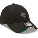 sort-justerbar-buet-kasket-9forty-repreve-flag-sandwich-fra-ducati-motor-motogp-fra-new-era