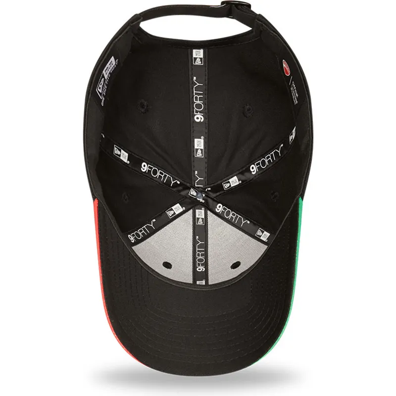 kasketter-buet-sort-justerbar-rem-9forty-repreve-flag-sandwich-fra-ducati-motor-motogp-af-new-era