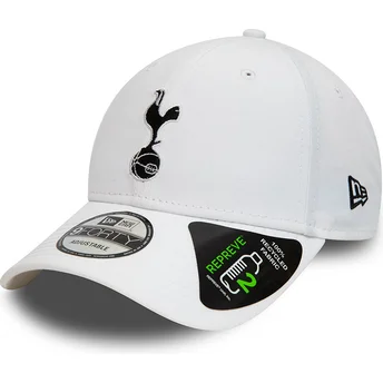 Hvid justerbar curved kasket 9FORTY Repreve fra Tottenham Hotspur Football Club Premier League fra New Era