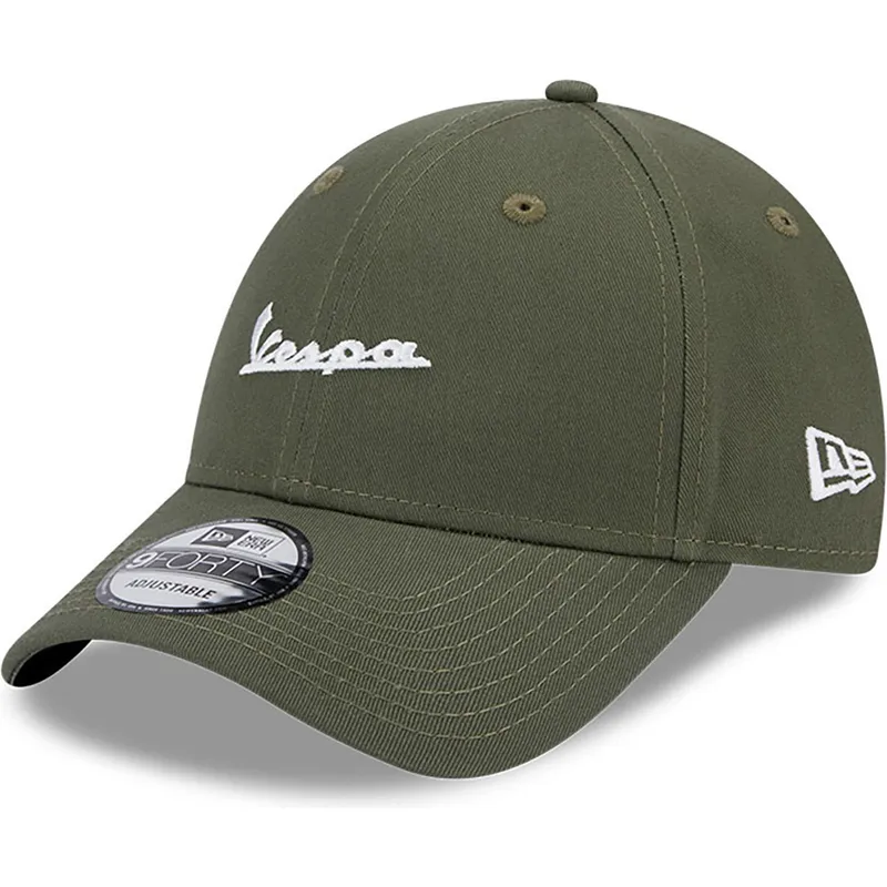 kasketter-buet-gron-justerbar-rem-9forty-seasonal-fra-vespa-piaggio-af-new-era