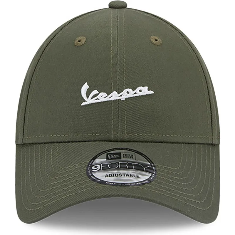 kasketter-buet-gron-justerbar-rem-9forty-seasonal-fra-vespa-piaggio-af-new-era