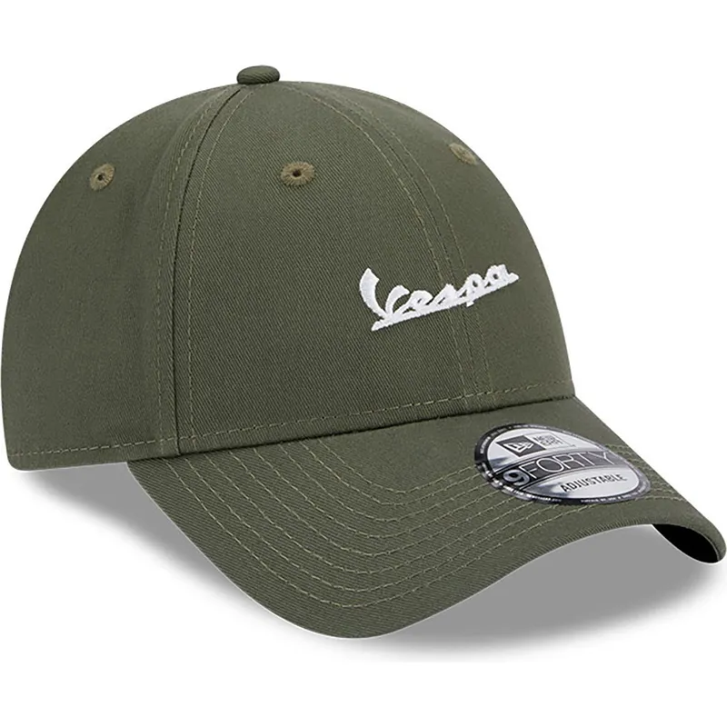 kasketter-buet-gron-justerbar-rem-9forty-seasonal-fra-vespa-piaggio-af-new-era