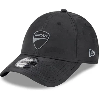 Justerbar sort camouflage 9FORTY kasket fra New Era Ducati Motor MotoGP