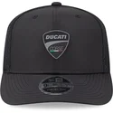 sort-ducati-motogp-9fifty-stretch-snap-ripstop-truckerkasket-fra-new-era