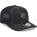 sort-ducati-motogp-9fifty-stretch-snap-ripstop-truckerkasket-fra-new-era