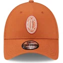 kasketter-buet-orange-justerbar-rem-9forty-seasonal-fra-ac-milan-serie-a-af-new-era