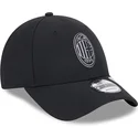 kasketter-buet-sort-justerbar-rem-9forty-repreve-fra-ac-milan-serie-a-af-new-era