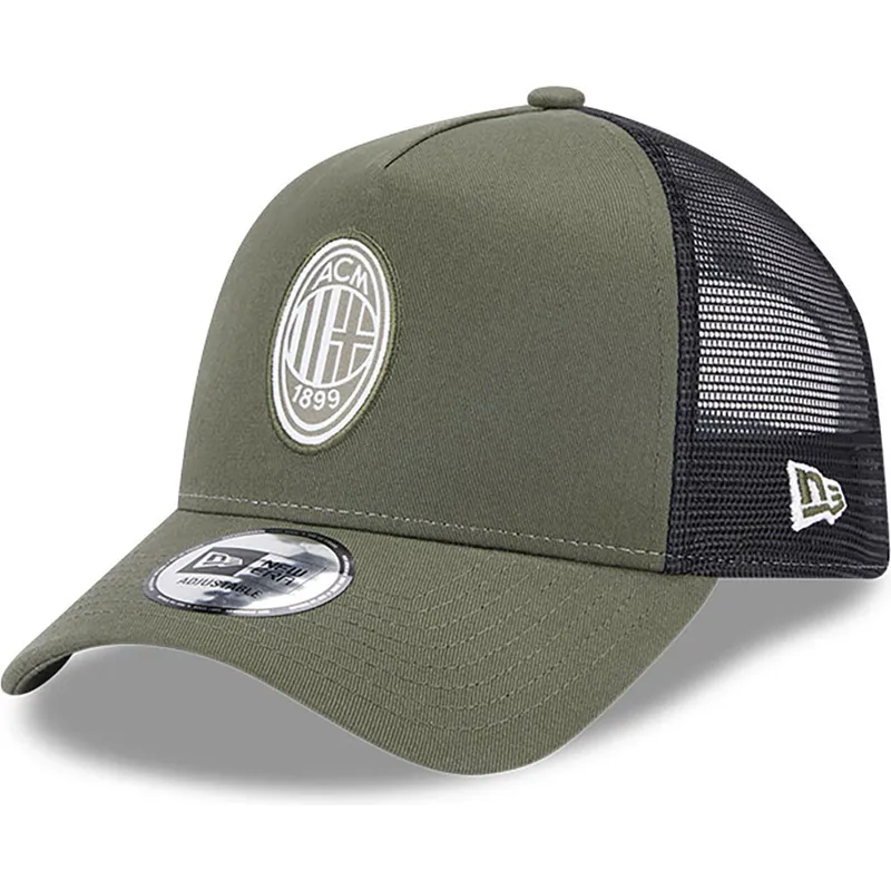 kasketter-buet-gron-snapback-a-frame-seasonal-fra-ac-milan-serie-a-af-new-era kasketter-buet-gron-snapback-a-frame-seasonal-fra-ac-milan-serie-a-af-new-era