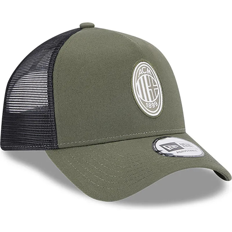 kasketter-buet-gron-snapback-a-frame-seasonal-fra-ac-milan-serie-a-af-new-era kasketter-buet-gron-snapback-a-frame-seasonal-fra-ac-milan-serie-a-af-new-era