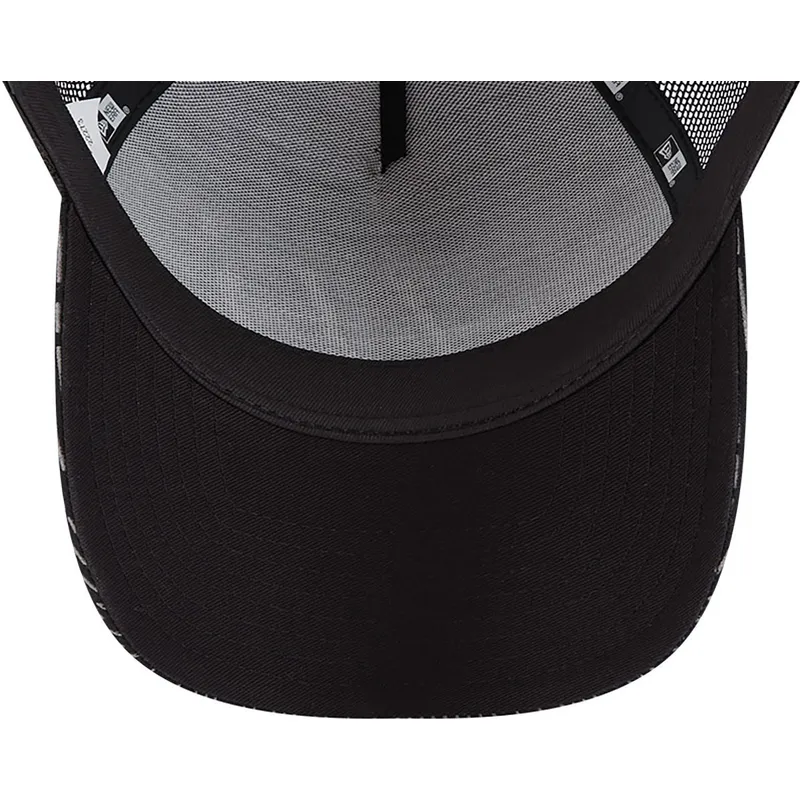 kasketter-buet-sort-snapback-a-frame-reflective-all-over-print-fra-valentino-rossi-vr46-motogp-af-new-era