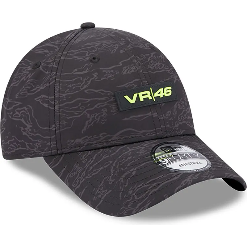 kasketter-buet-sort-justerbar-rem-9forty-all-over-print-fra-valentino-rossi-vr46-motogp-af-new-era