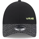 sort-justerbar-kurvet-kasket-9forty-reflective-visor-fra-valentino-rossi-vr46-motogp-fra-new-era