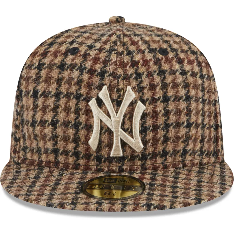 kasketter-flad-brun-tilpasset-59fifty-harris-tweed-fra-new-york-yankees-mlb-af-new-era kasketter-flad-brun-tilpasset-59fifty-harris-tweed-fra-new-york-yankees-mlb-af-new-era