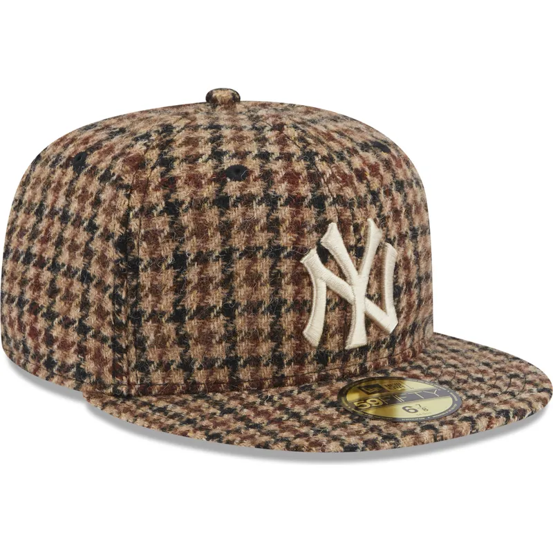 kasketter-flad-brun-tilpasset-59fifty-harris-tweed-fra-new-york-yankees-mlb-af-new-era kasketter-flad-brun-tilpasset-59fifty-harris-tweed-fra-new-york-yankees-mlb-af-new-era