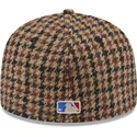 kasketter-flad-brun-tilpasset-59fifty-harris-tweed-fra-new-york-yankees-mlb-af-new-era