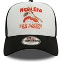 gorra-trucker-hvid-og-sort-soy-sauce-a-frame-food-fra-new-era