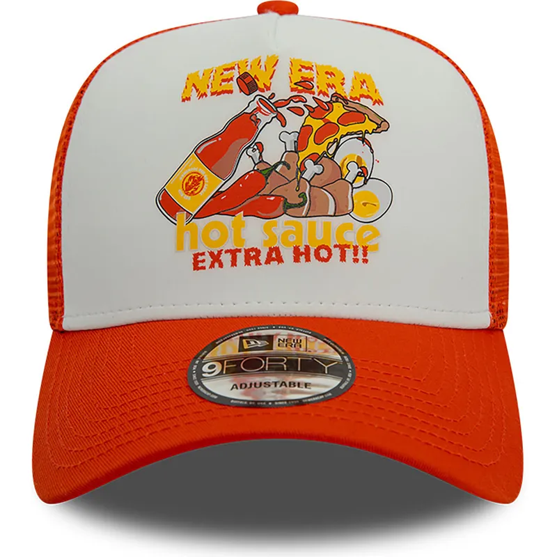 kasketter-buet-orange-snapback-a-frame-af-new-era kasketter-buet-orange-snapback-a-frame-af-new-era