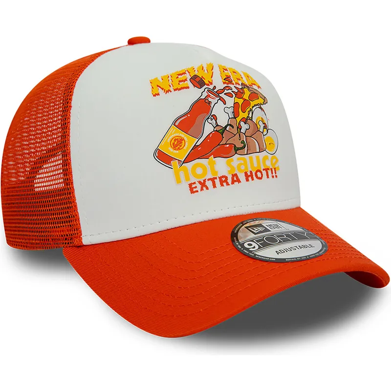 kasketter-buet-orange-snapback-a-frame-af-new-era kasketter-buet-orange-snapback-a-frame-af-new-era