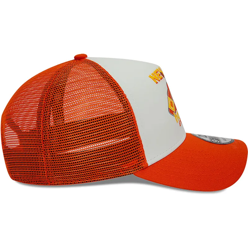 kasketter-buet-orange-snapback-a-frame-af-new-era kasketter-buet-orange-snapback-a-frame-af-new-era