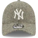 gra-justerbar-9twenty-tweed-pack-kurvet-kasket-fra-new-york-yankees-mlb-fra-new-era