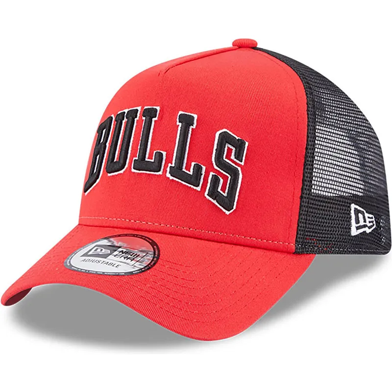 kasketter-buet-rod-snapback-a-frame-team-script-fra-chicago-bulls-nba-af-new-era