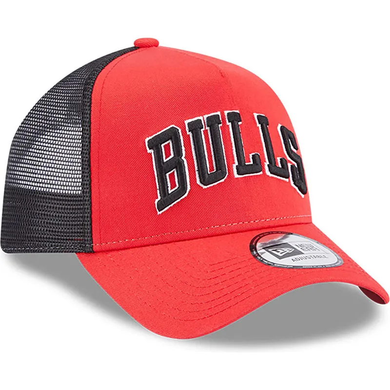 kasketter-buet-rod-snapback-a-frame-team-script-fra-chicago-bulls-nba-af-new-era