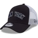 new-era-mlb-new-york-yankees-a-frame-team-script-marinebla-trucker-cap