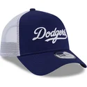 kasketter-buet-bla-snapback-a-frame-team-script-fra-los-angeles-dodgers-mlb-af-new-era