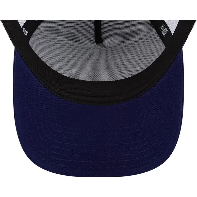 kasketter-buet-bla-snapback-a-frame-team-script-fra-los-angeles-dodgers-mlb-af-new-era