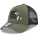 kasketter-buet-gron-snapback-a-frame-fra-piolin-y-silvestre-looney-tunes-af-new-era
