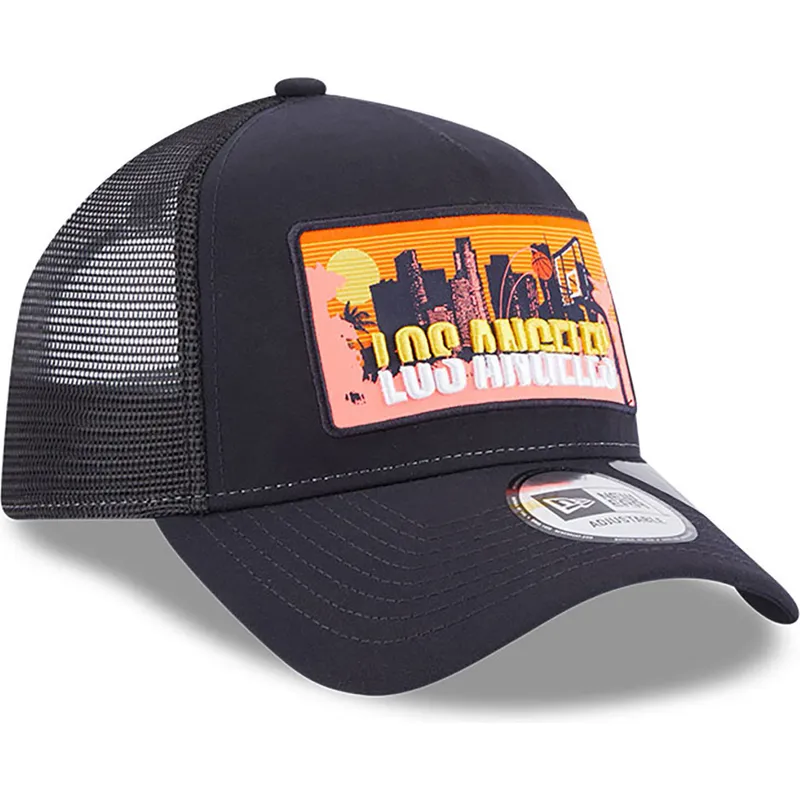 kasketter-buet-marinebla-snapback-a-frame-repreve-license-plate-fra-los-angeles-af-new-era