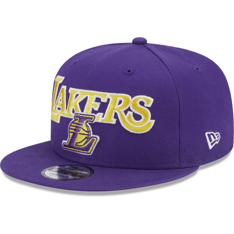 violet-flad-kasket-snapback-9fifty-patch-fra-los-angeles-lakers-nba-fra-new-era