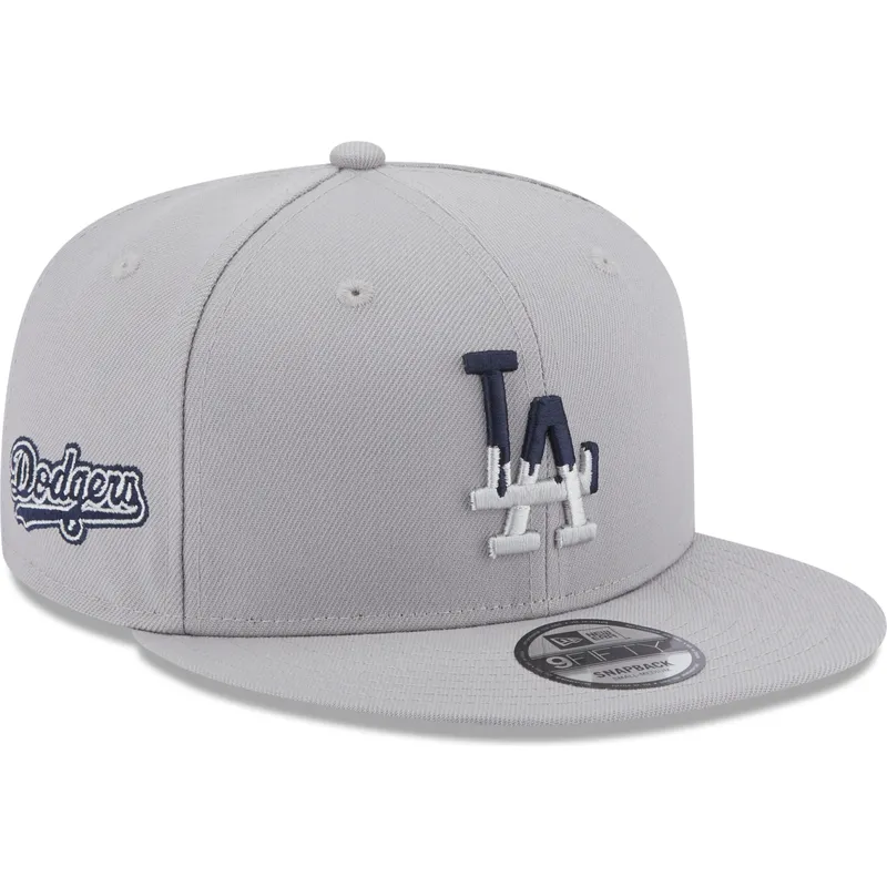 kasketter-flad-gra-snapback-9fifty-team-drip-fra-los-angeles-dodgers-mlb-af-new-era