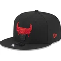 sort-flad-snapback-9fifty-team-drip-kasket-fra-chicago-bulls-nba-fra-new-era
