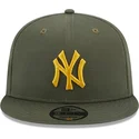 kasketter-flad-gron-snapback-9fifty-side-patch-fra-new-york-yankees-mlb-af-new-era