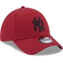 kasketter-buet-rod-tilpasset-39thirty-comfort-fra-new-york-yankees-mlb-af-new-era