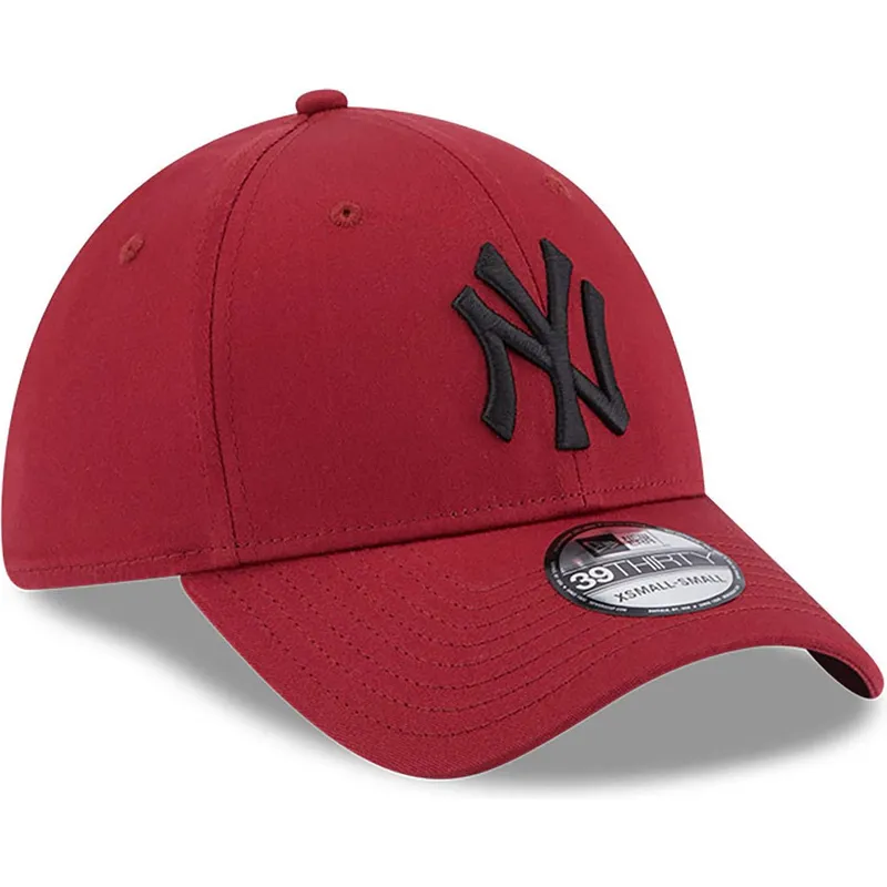 kasketter-buet-rod-tilpasset-39thirty-comfort-fra-new-york-yankees-mlb-af-new-era