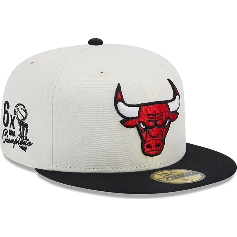 kasketter-flad-hvid-tilpasset-59fifty-championships-fra-chicago-bulls-nba-af-new-era
